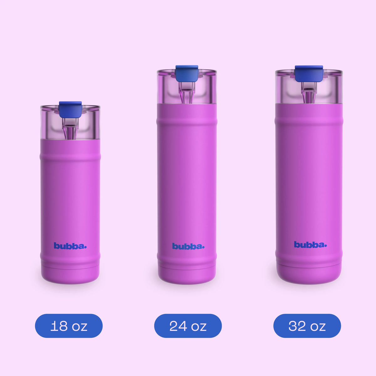 bubba 24 oz DualSip Insulated Stainless Steel Water Bottle - Mood Booster - US 5951