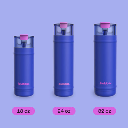 bubba 24 oz DualSip Insulated Stainless Steel Water Bottle - Ocean Energy - US 0936